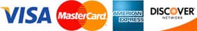 We accept credit cards