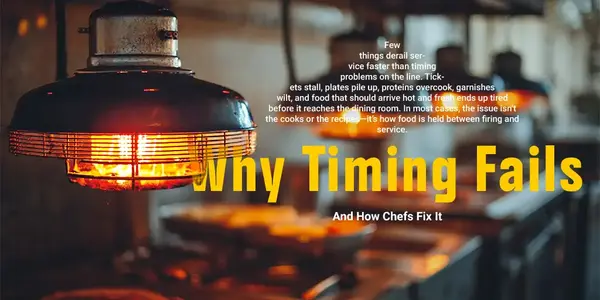 Why Timing Fails on the Line (And How Chefs Fix It)