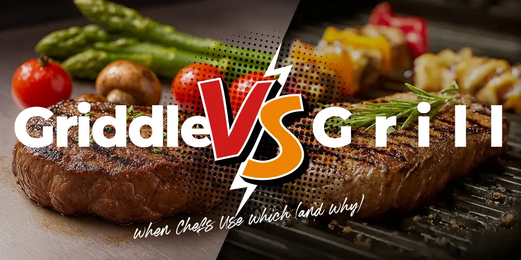 Flat Top vs Griddle vs Grill: When Chefs Use Which (And Why)