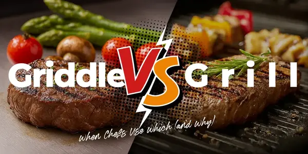 Flat Top vs Griddle vs Grill: When Chefs Use Which (And Why)