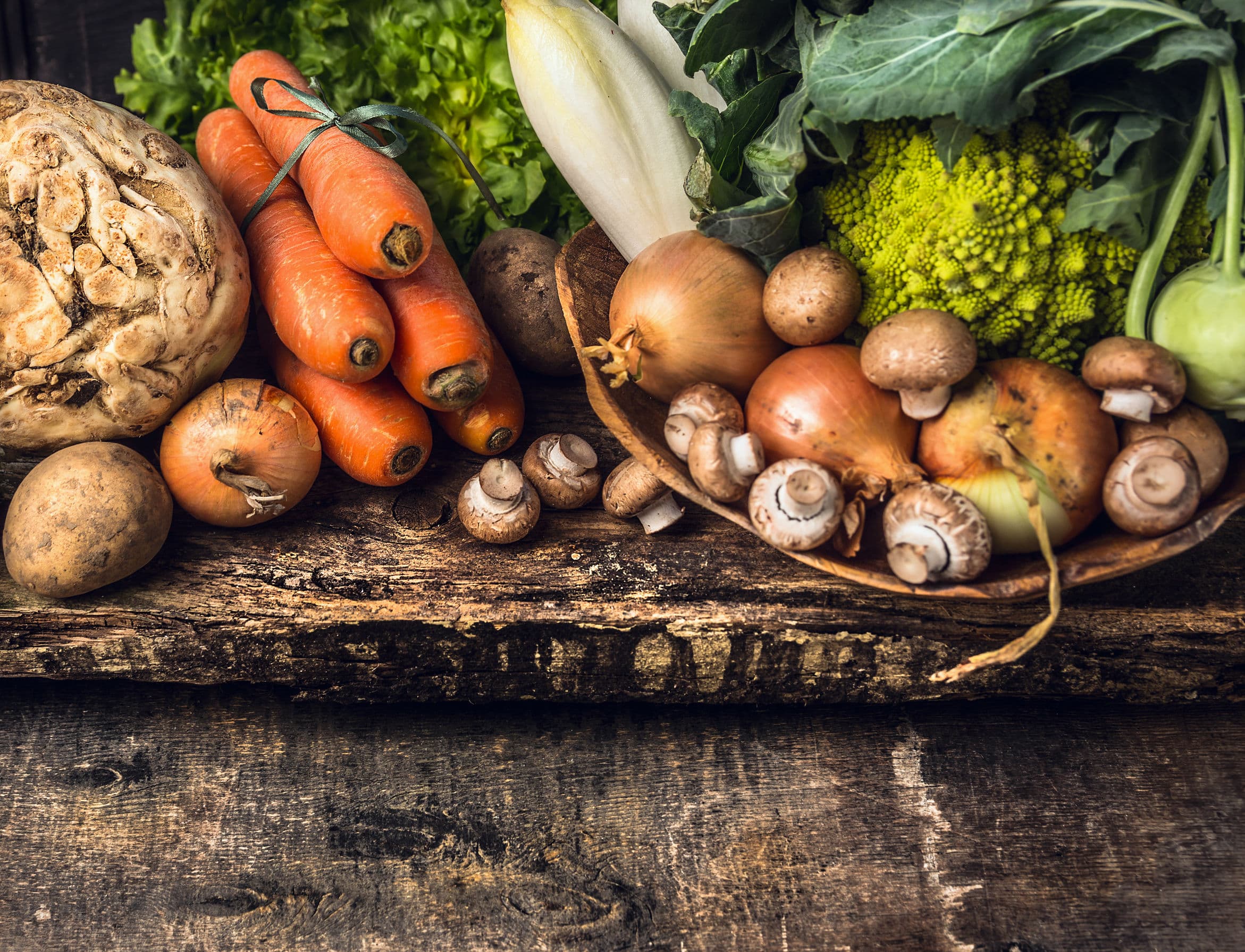 Root Vegetables and Peelers