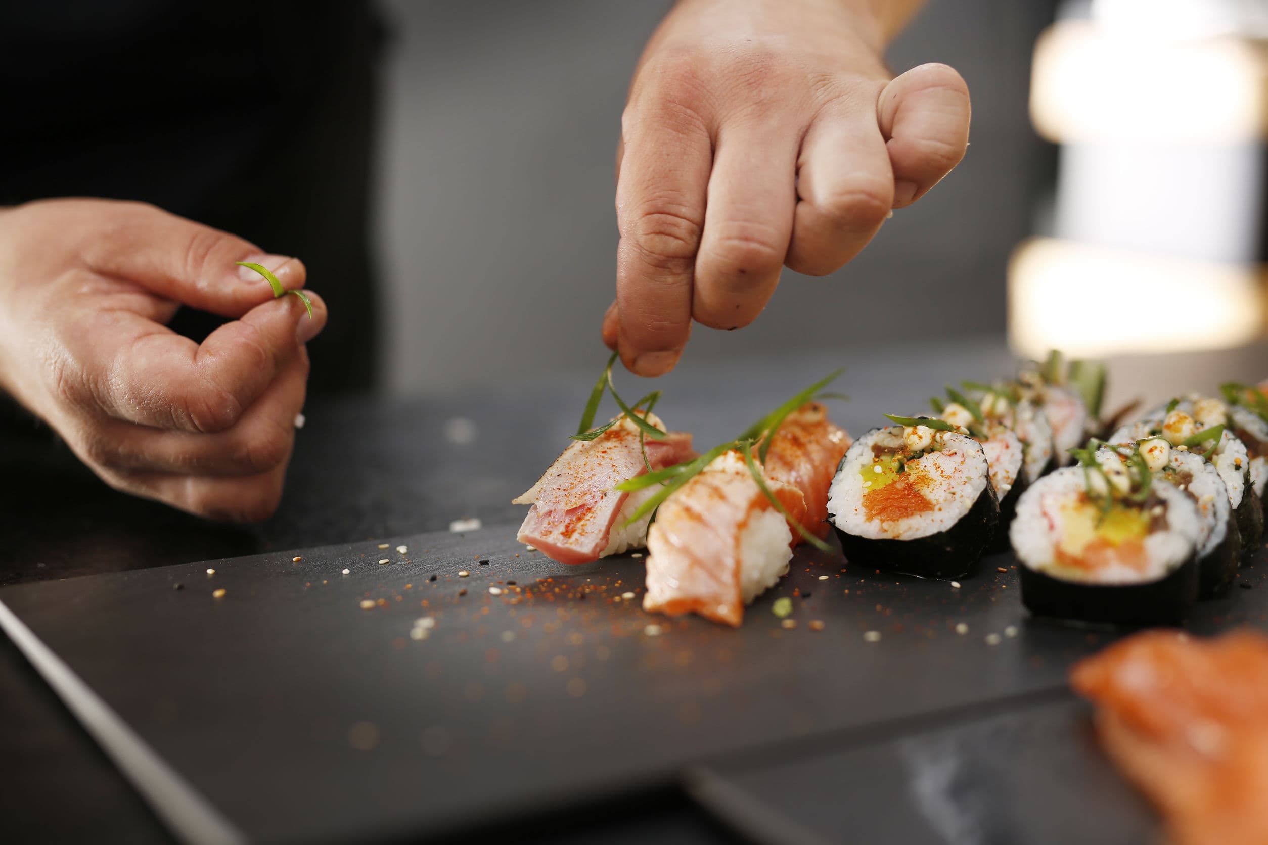 Sushi Restaurants Can Display New Menu Items