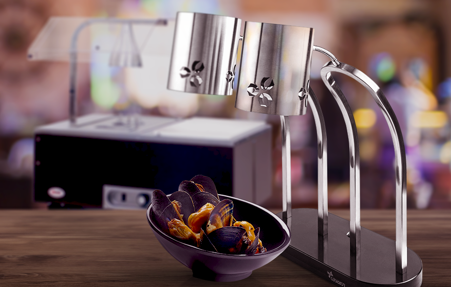 Carving Stations and Countertop Bulb Warmer Heat Lamps