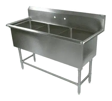 John Boos Three Compartment Sinks