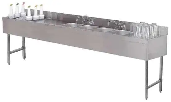 Advance Tabco Prep Table Sink Units