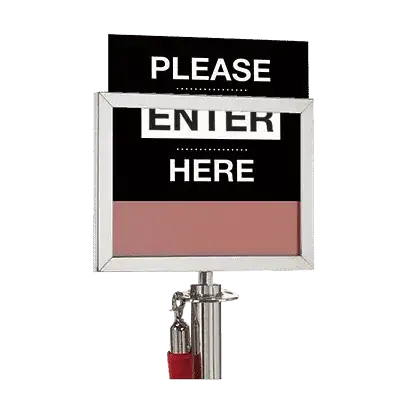 Hostess / Teller Signs