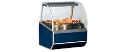 Heated Floor Display Cases