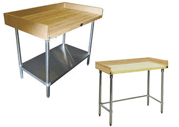 Wood Top Work Tables