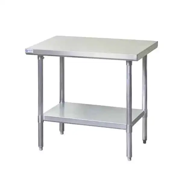 Blue Air Work Tables with Undershelf
