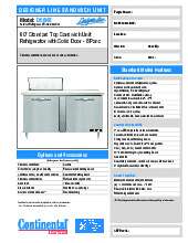 continental-refrigerator-d60n8specsheet.pdf