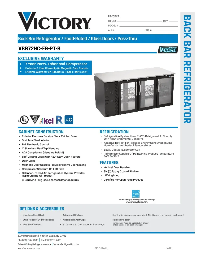 victory-refrigeration-vbb72hc-fg-pt-bspecsheet.pdf