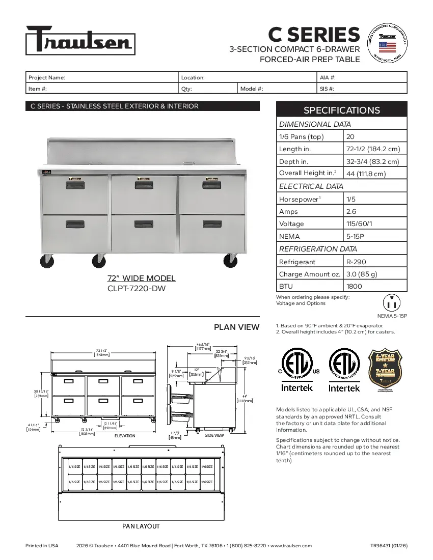 traulsen-clpt-7220-dwspecsheet.pdf