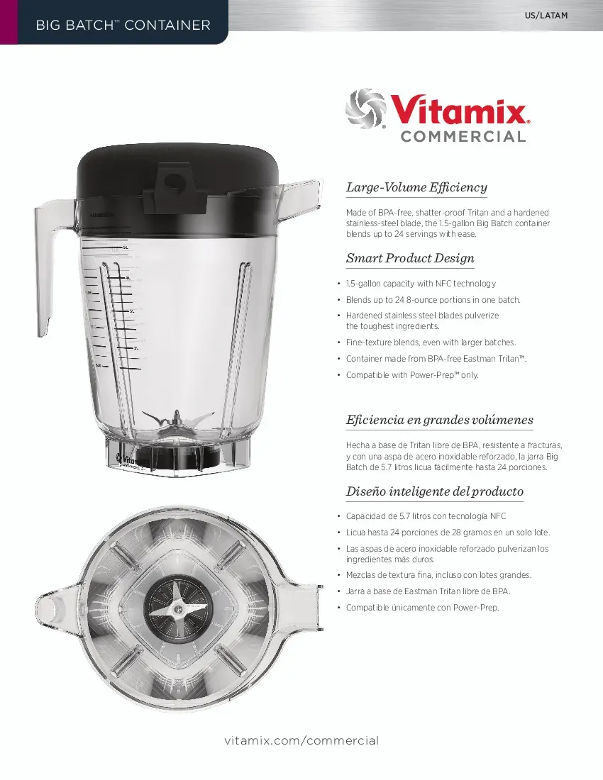 vitamix-075763specsheet.pdf