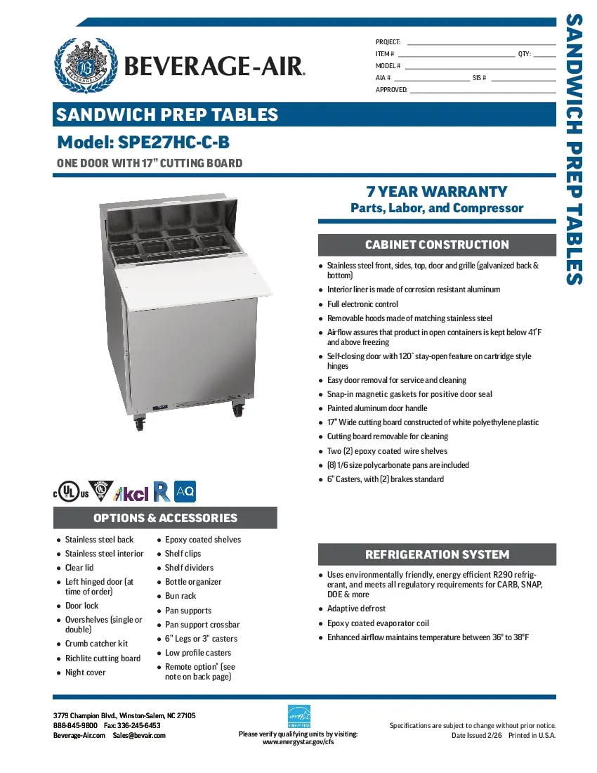 beverage-air-spe27hc-c-bspecsheet.pdf