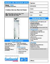 continental-refrigerator-1fsenssspecsheet.pdf