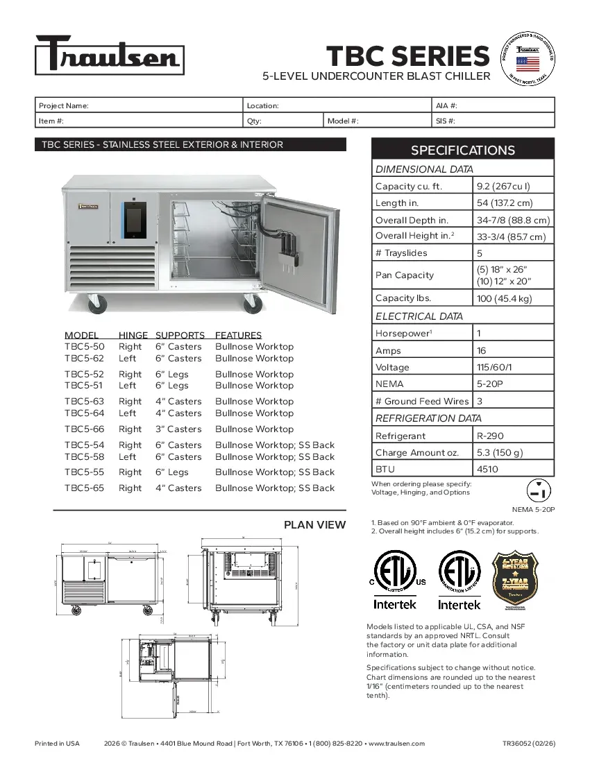 traulsen-tbc5-58specsheet.pdf