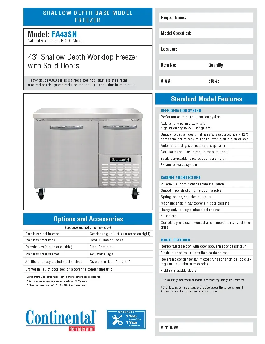 continental-refrigerator-fa43snspecsheet.pdf