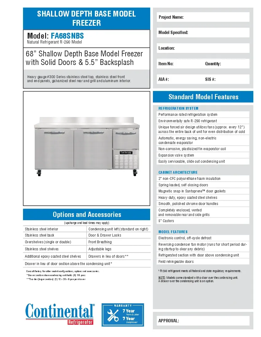 continental-refrigerator-fa68snbsspecsheet.pdf
