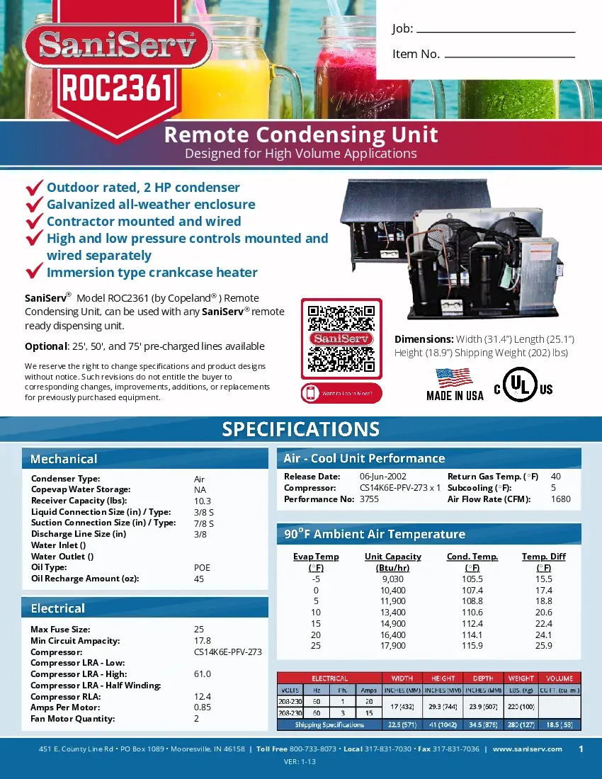 saniserv-roc2361specsheet.pdf