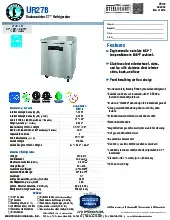 hoshizaki-ur27b-01specsheet.pdf