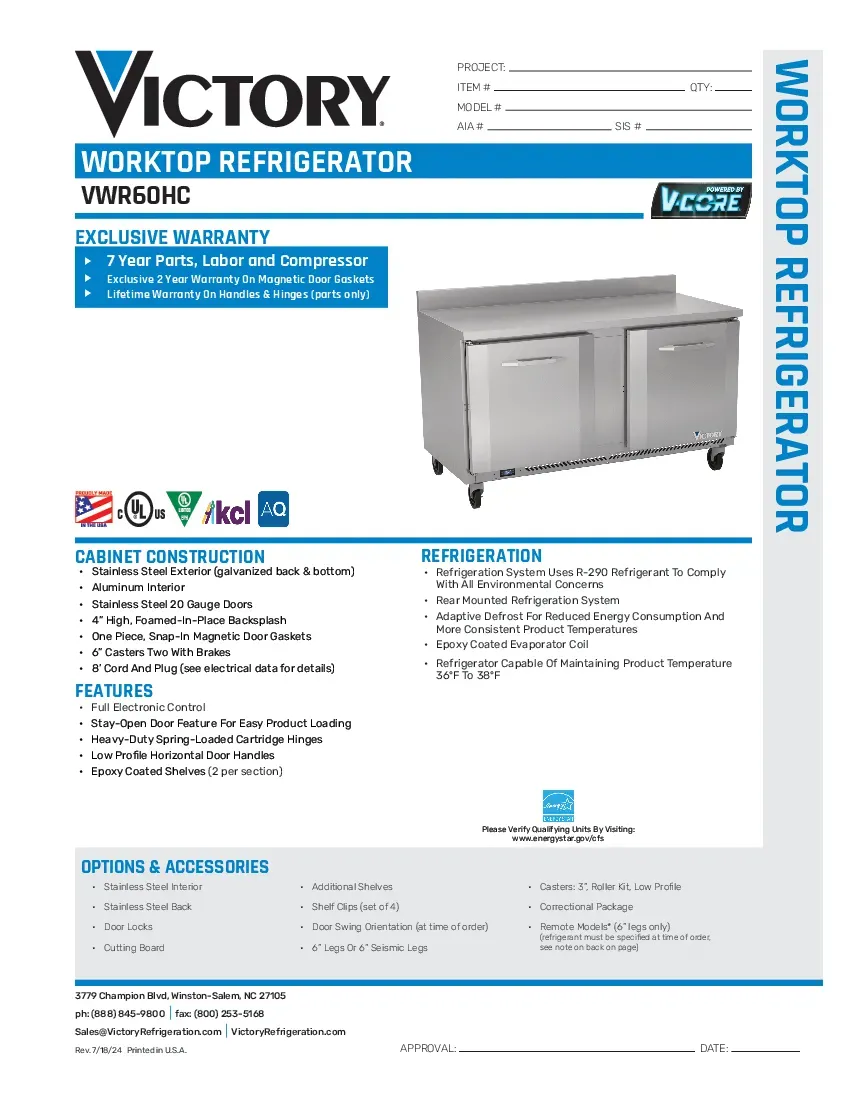 victory-refrigeration-vwr60hcspecsheet.pdf