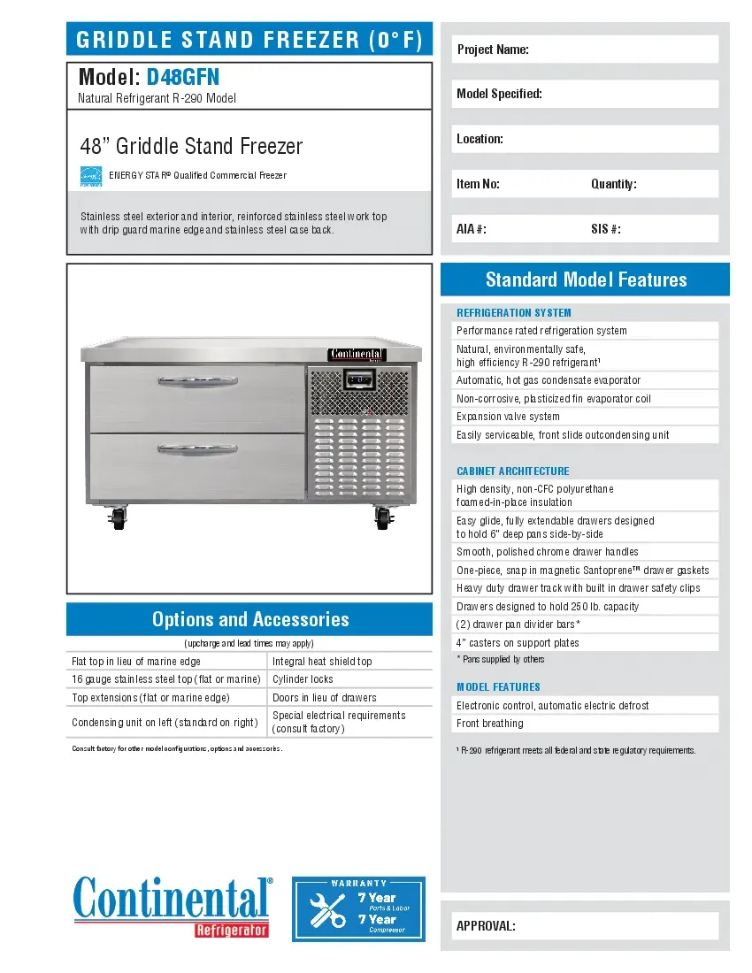continental-refrigerator-d48gfnspecsheet.pdf