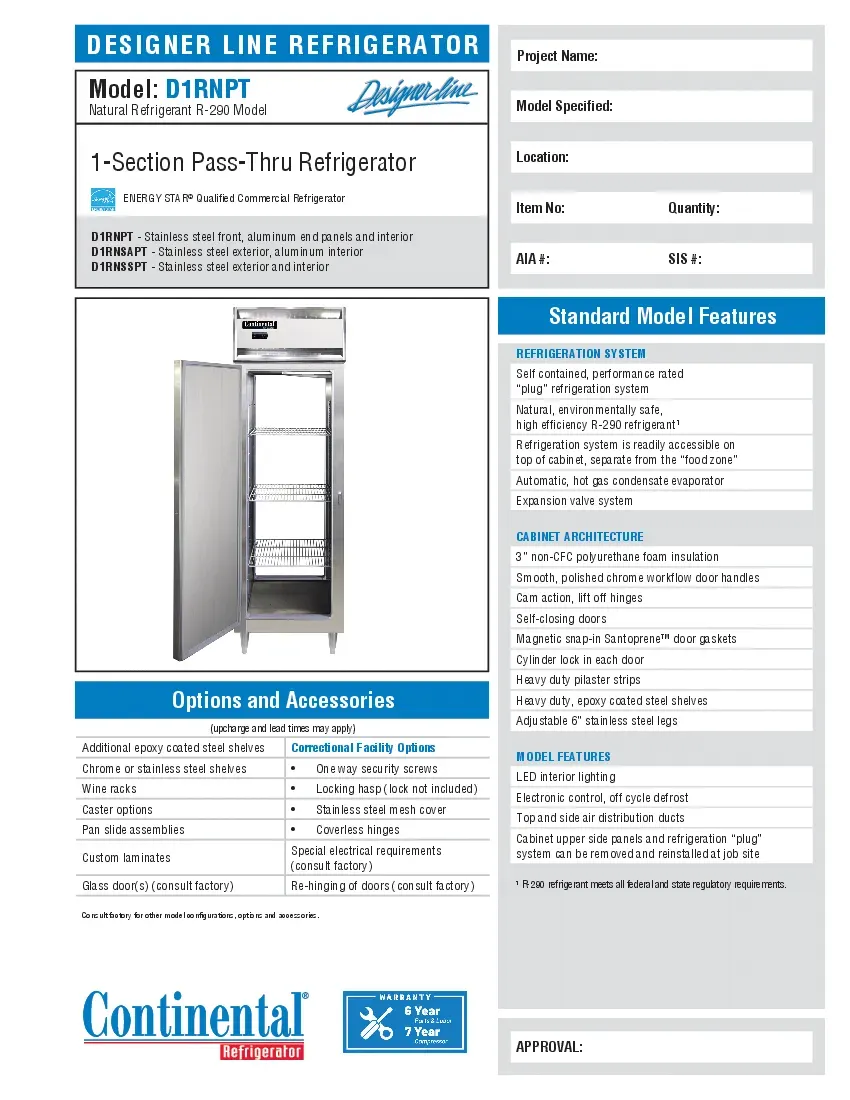 continental-refrigerator-d1rnsaptspecsheet.pdf