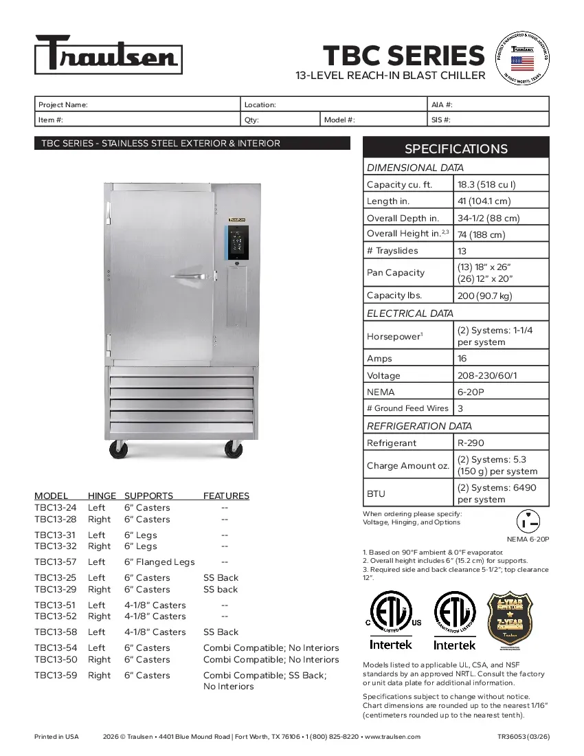 traulsen-tbc13-52specsheet.pdf