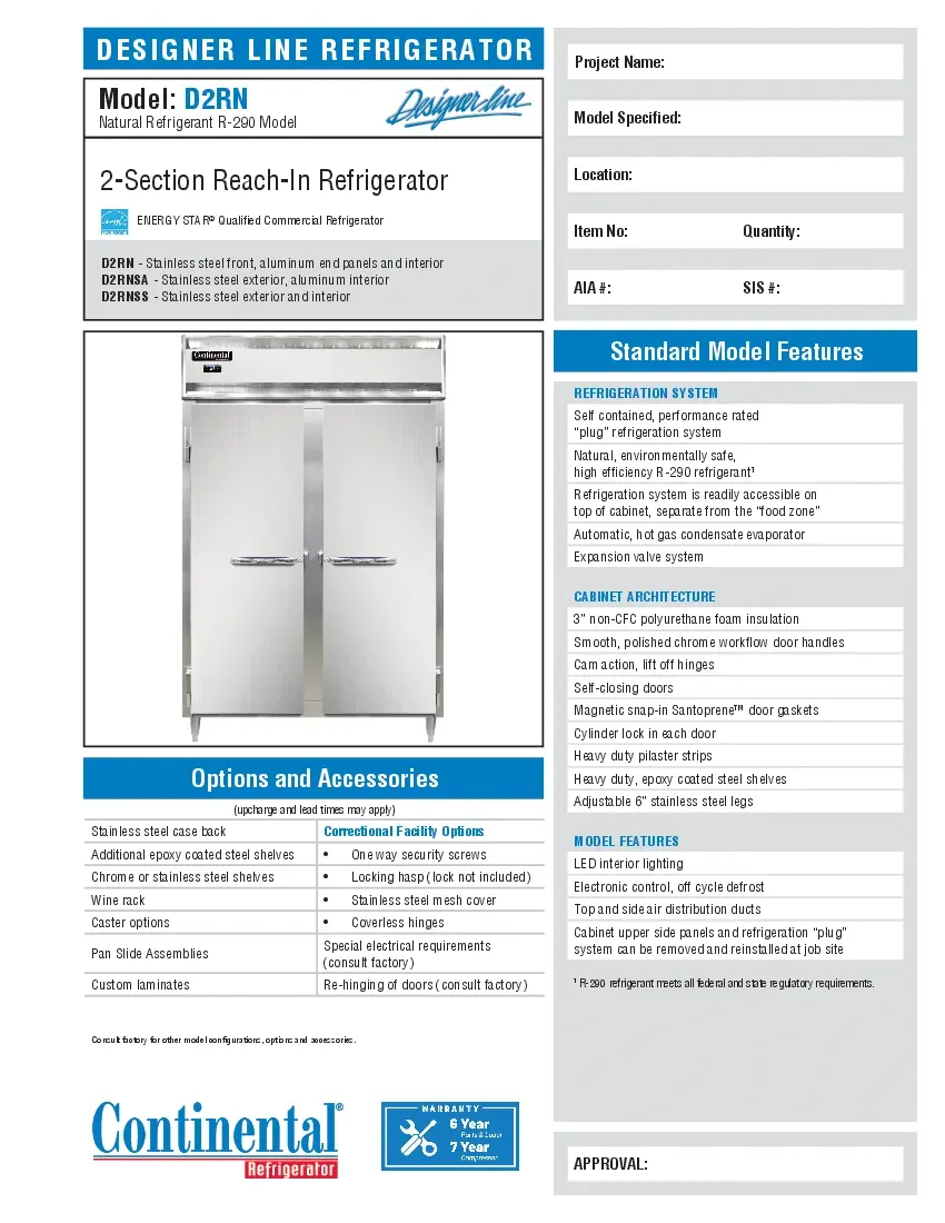 continental-refrigerator-d2rnspecsheet.pdf