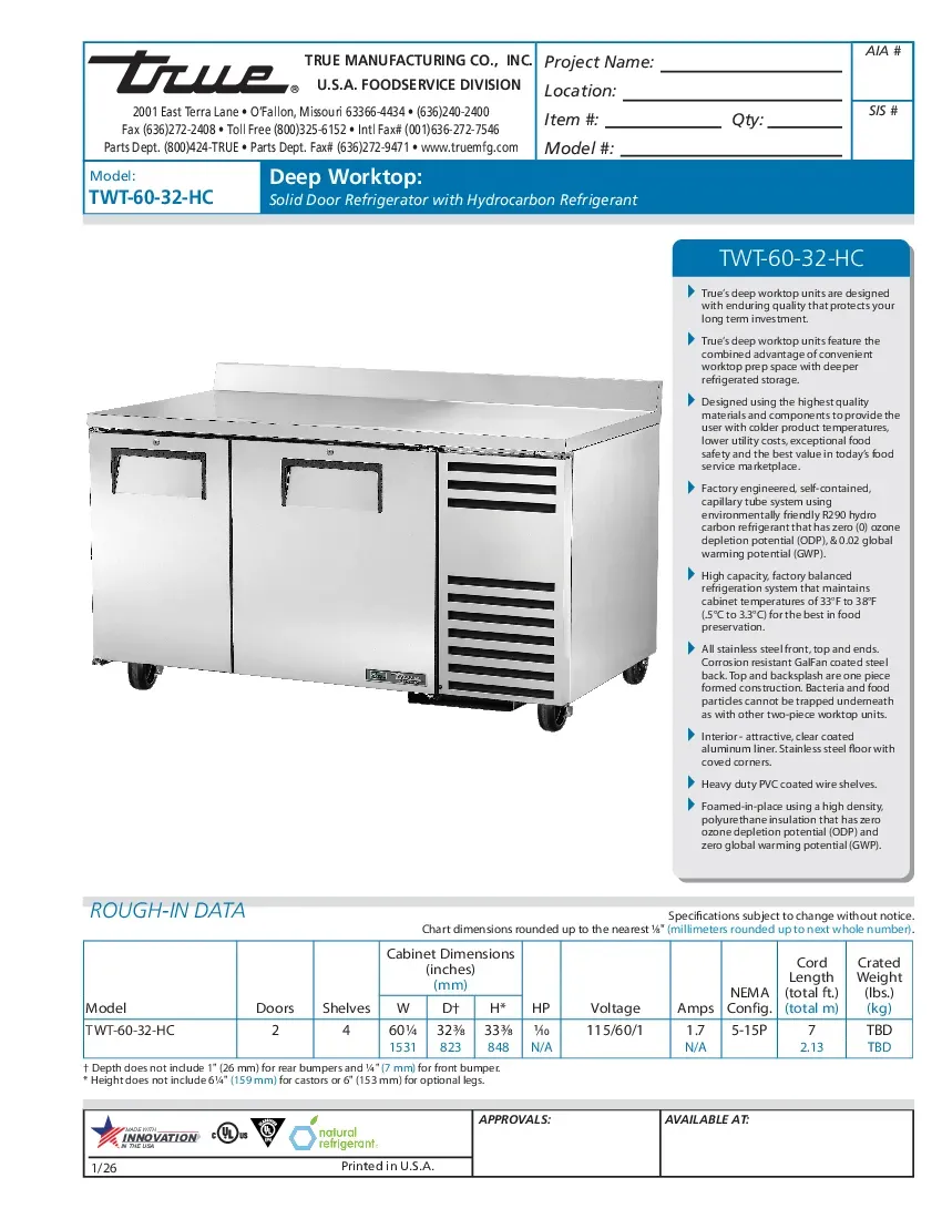 true-twt-60-32-hcspecsheet.pdf