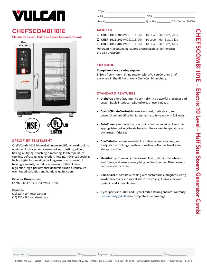 vulcan-chef-101especsheet.pdf