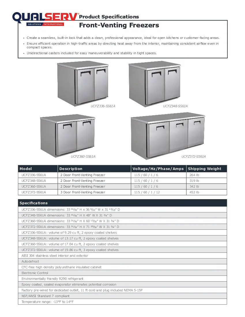 u-line-commercial-ucfz348-ss61aspecsheet.pdf