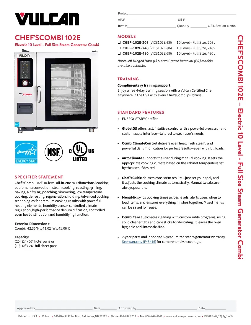 vulcan-chef-102especsheet.pdf