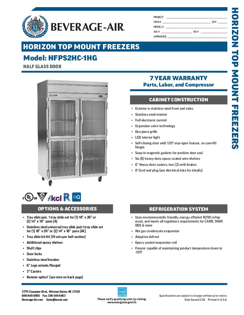 beverage-air-hfps2hc-1hgspecsheet.pdf