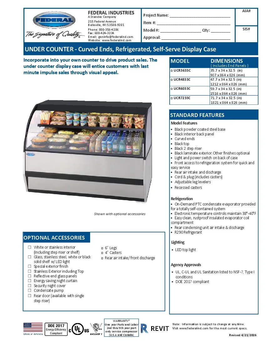 federal-industries-ucr7233cspecsheet.pdf