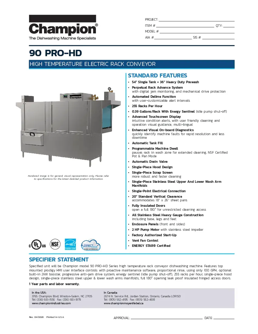 champion-90-pro-hdspecsheet.pdf