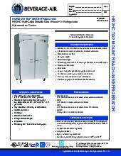 beverage-air-hr2hc-1hsspecsheet.pdf