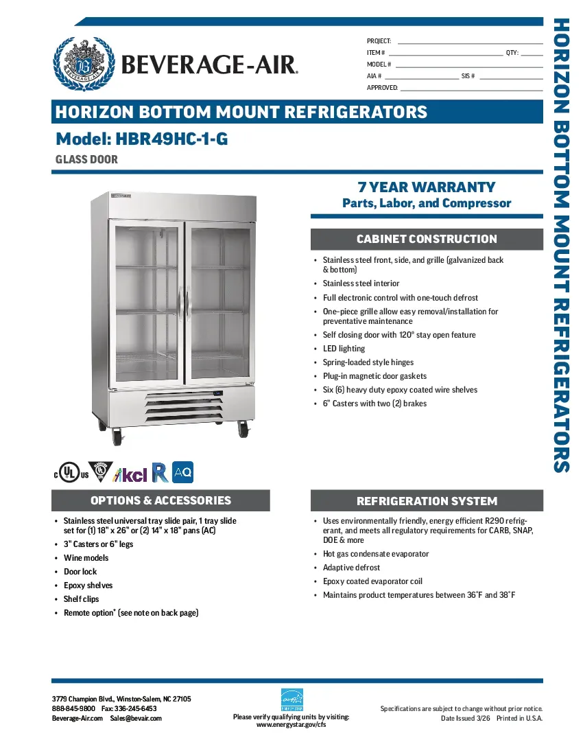 beverage-air-hbr49hc-1-gspecsheet.pdf
