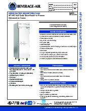 beverage-air-hf1hc-1hsspecsheet.pdf