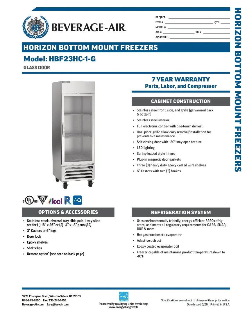beverage-air-hbf23hc-1-gspecsheet.pdf