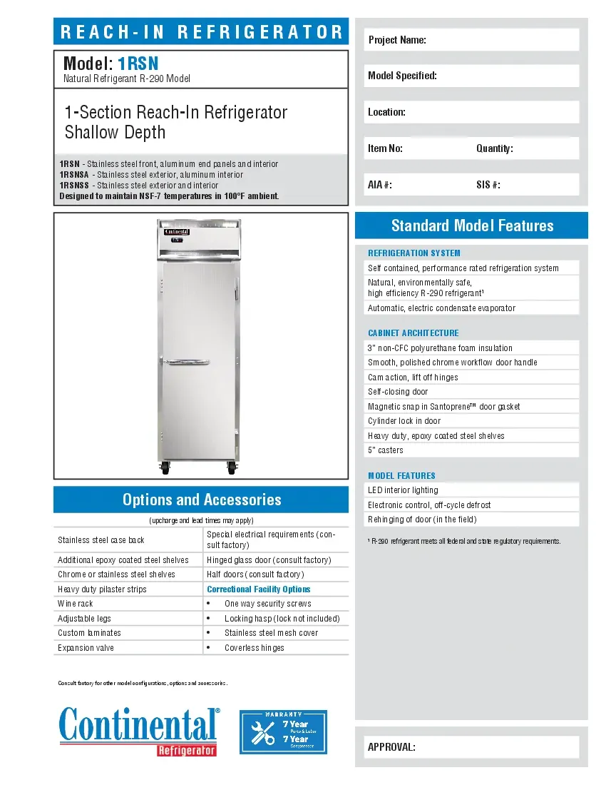 continental-refrigerator-1rsnspecsheet.pdf