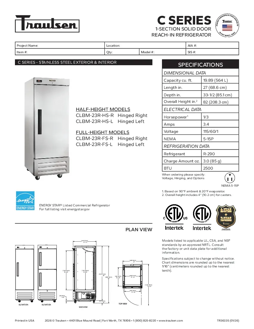 traulsen-clbm-23r-fs-lspecsheet.pdf