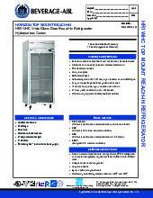 beverage-air-hr1whc-1gspecsheet.pdf