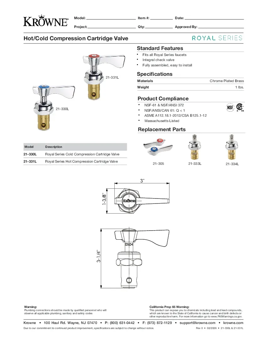krowne-metal-21-331lspecsheet.pdf