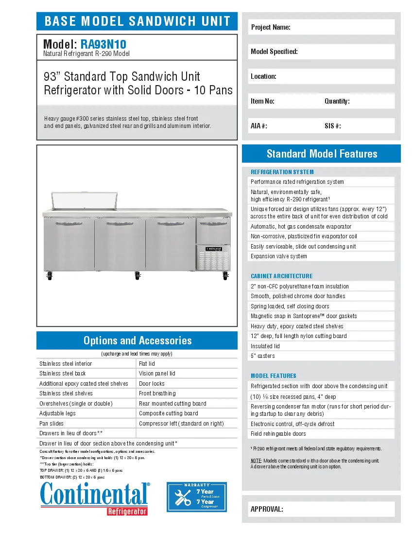 continental-refrigerator-ra93n10specsheet.pdf