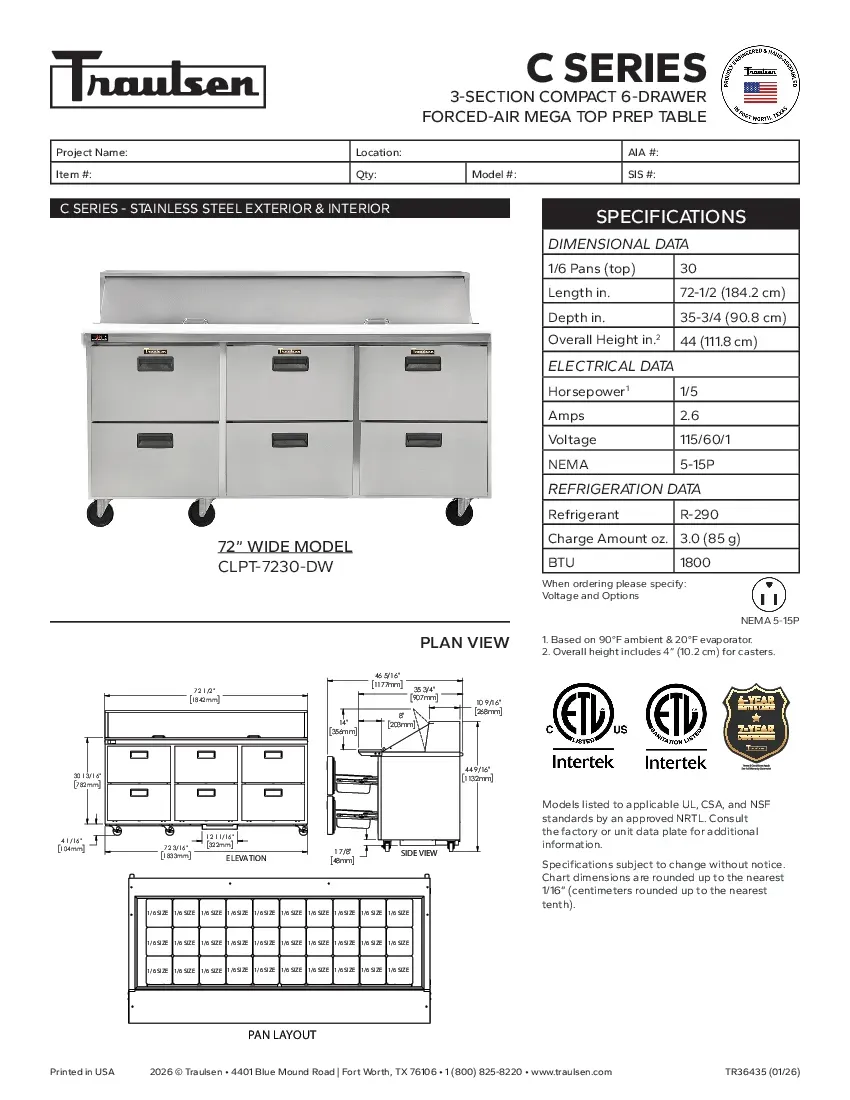 traulsen-clpt-7230-dwspecsheet.pdf