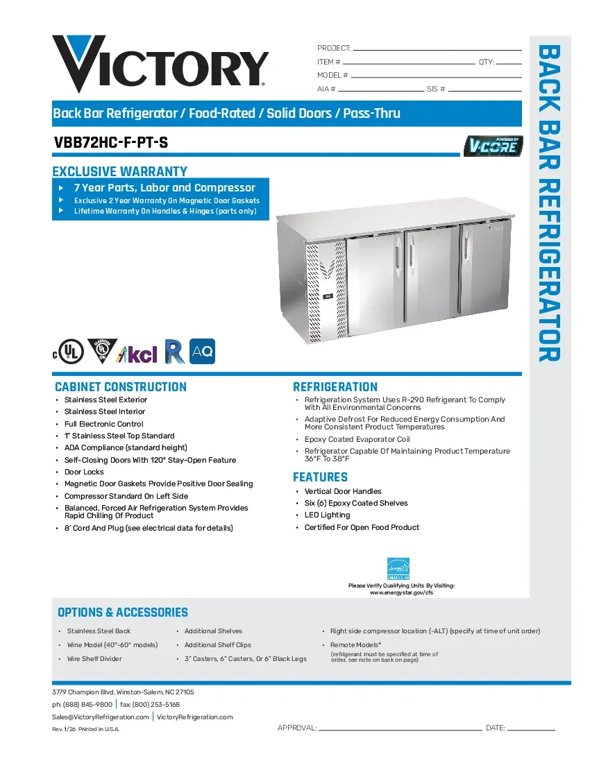 victory-refrigeration-vbb72hc-f-pt-sspecsheet.pdf