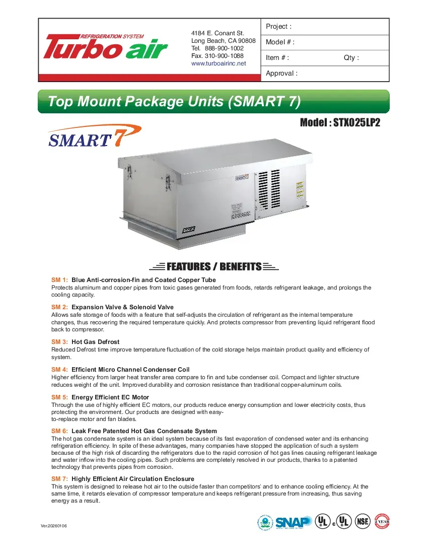 turbo-air-stx025lp2specsheet.pdf