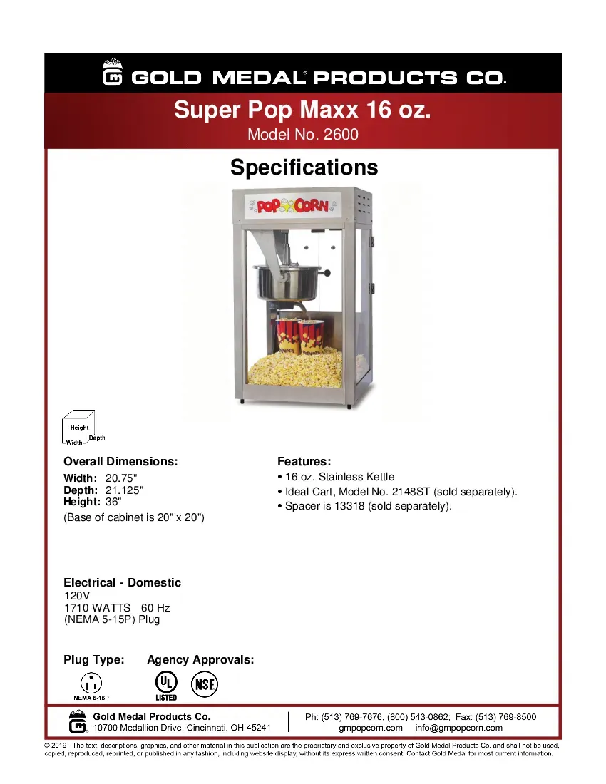 gold-medal-products-2600specsheet.pdf