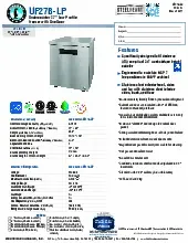 hoshizaki-uf27b-lp01specsheet.pdf